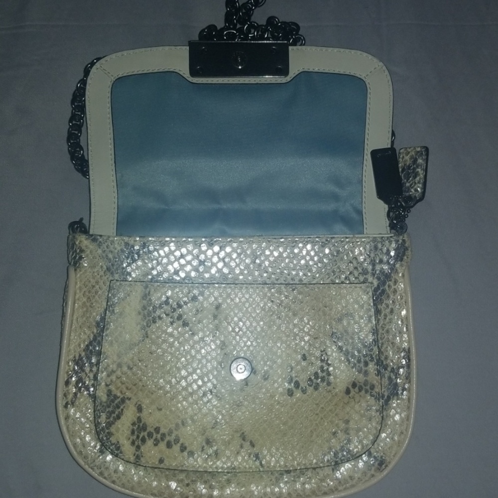 Coach Python Crossbody Purse - Picture 5 of 8